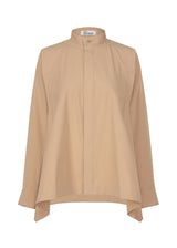 A product shot of the 132 5. ISSEY MIYAKE  TRAPEZOID SHIRT shirt in beige (41)