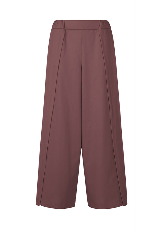 CROSS CUT JERSEY Trousers Brown