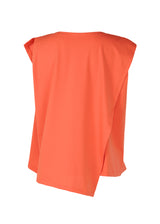 CROSS CUT JERSEY Top Coral