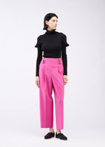 FLAT TUCK Trousers Khaki