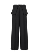 BOX COMPOSITION SOLID Trousers Black