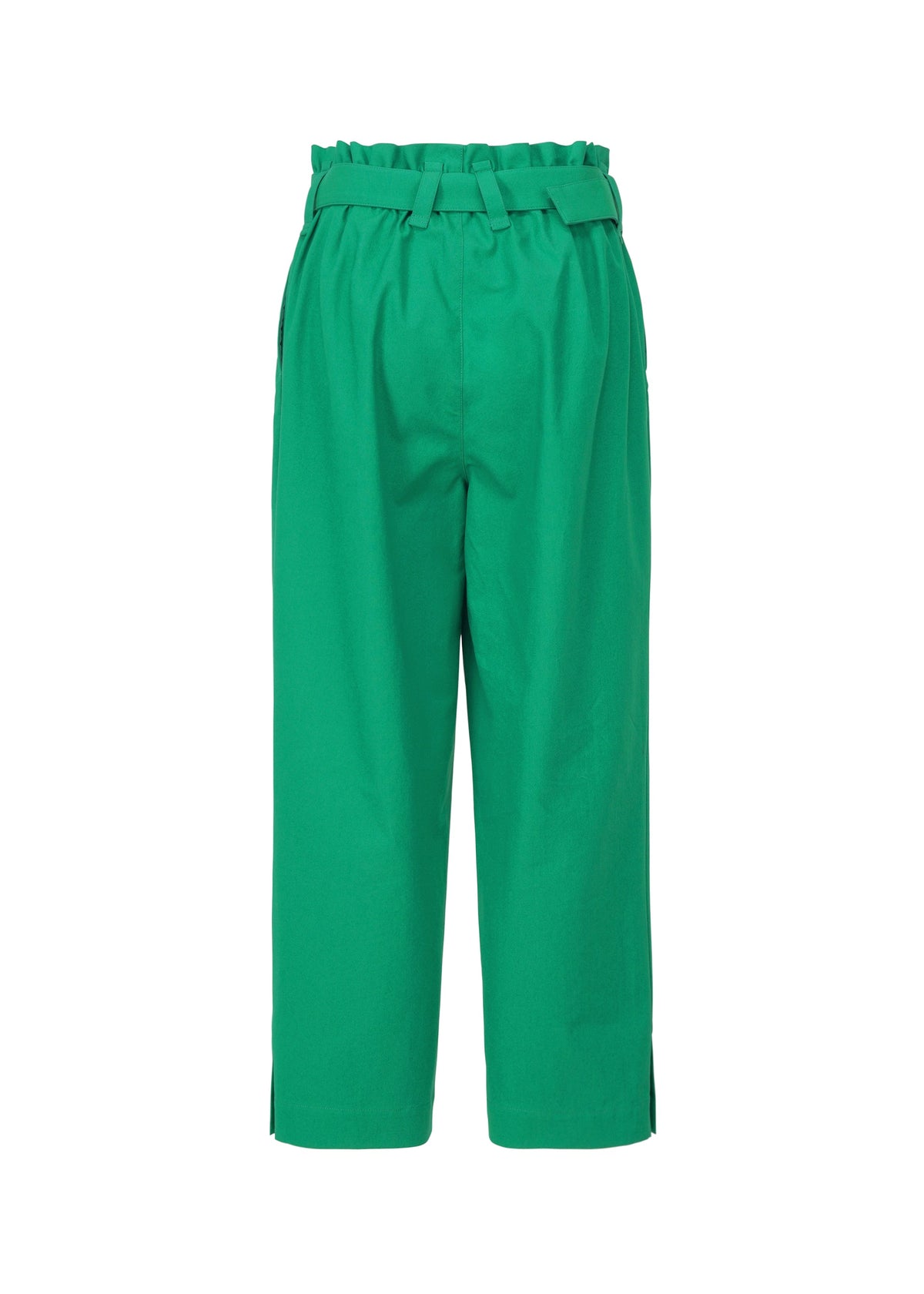 A detail shot of the 132 5. ISSEY MIYAKE WASHI STRETCH trousers.