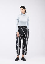 NO.5 JACQUARD Trousers Silver