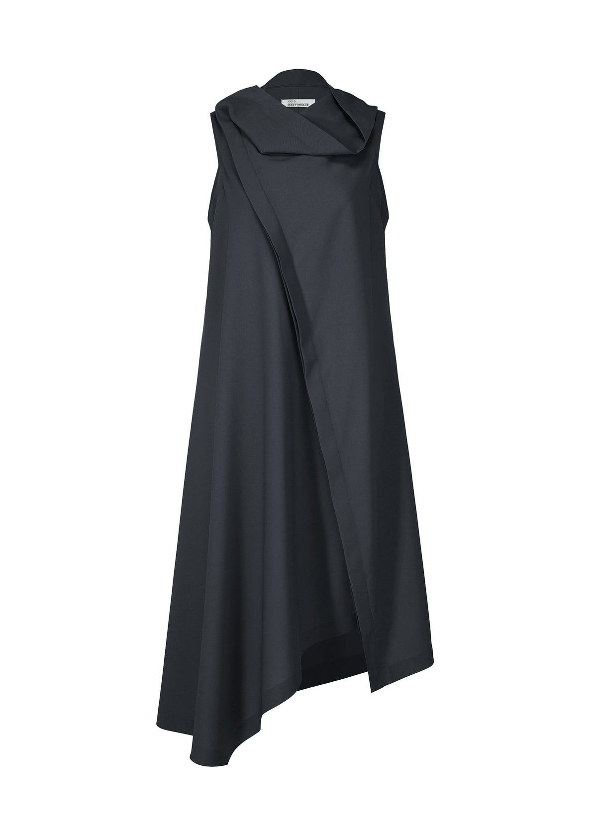 A product shot of the 132 5. ISSEY MIYAKE SEAMLESS 1 dress in dark navy (79).