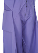 A detail shot of the 132 5. ISSEY MIYAKE UNIFIED HALF CUBES jumpsuit.