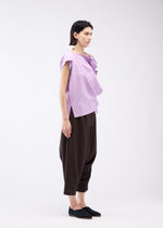 FLAT ONE TUCK T Top Black