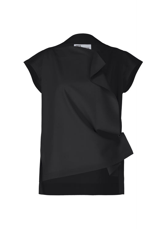 FLAT ONE TUCK T Top Black