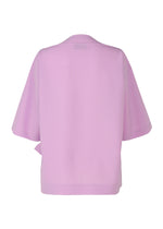 A detail shot of the 132 5. ISSEY MIYAKE FLAT ONE TUCK T shirt.