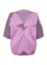 A product shot of the 132 5. ISSEY MIYAKE FOLD RAMIE PRINT cardigan in .