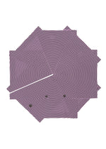 A detail shot of the 132 5. ISSEY MIYAKE FOLD RAMIE PRINT cardigan.
