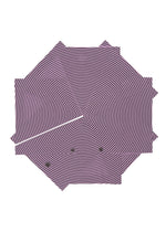 A detail shot of the 132 5. ISSEY MIYAKE FOLD RAMIE PRINT cardigan.