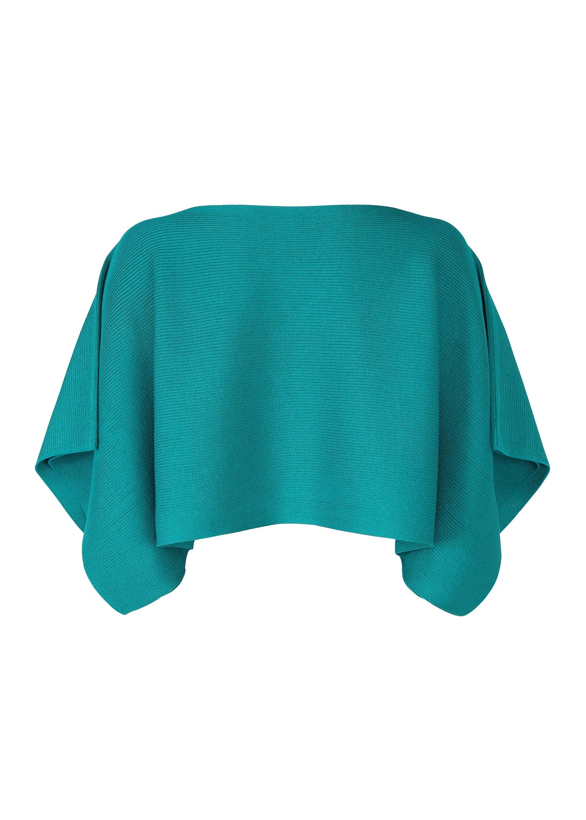 A detail shot of the 132 5. ISSEY MIYAKE FLAT RIB KNIT 2 top.