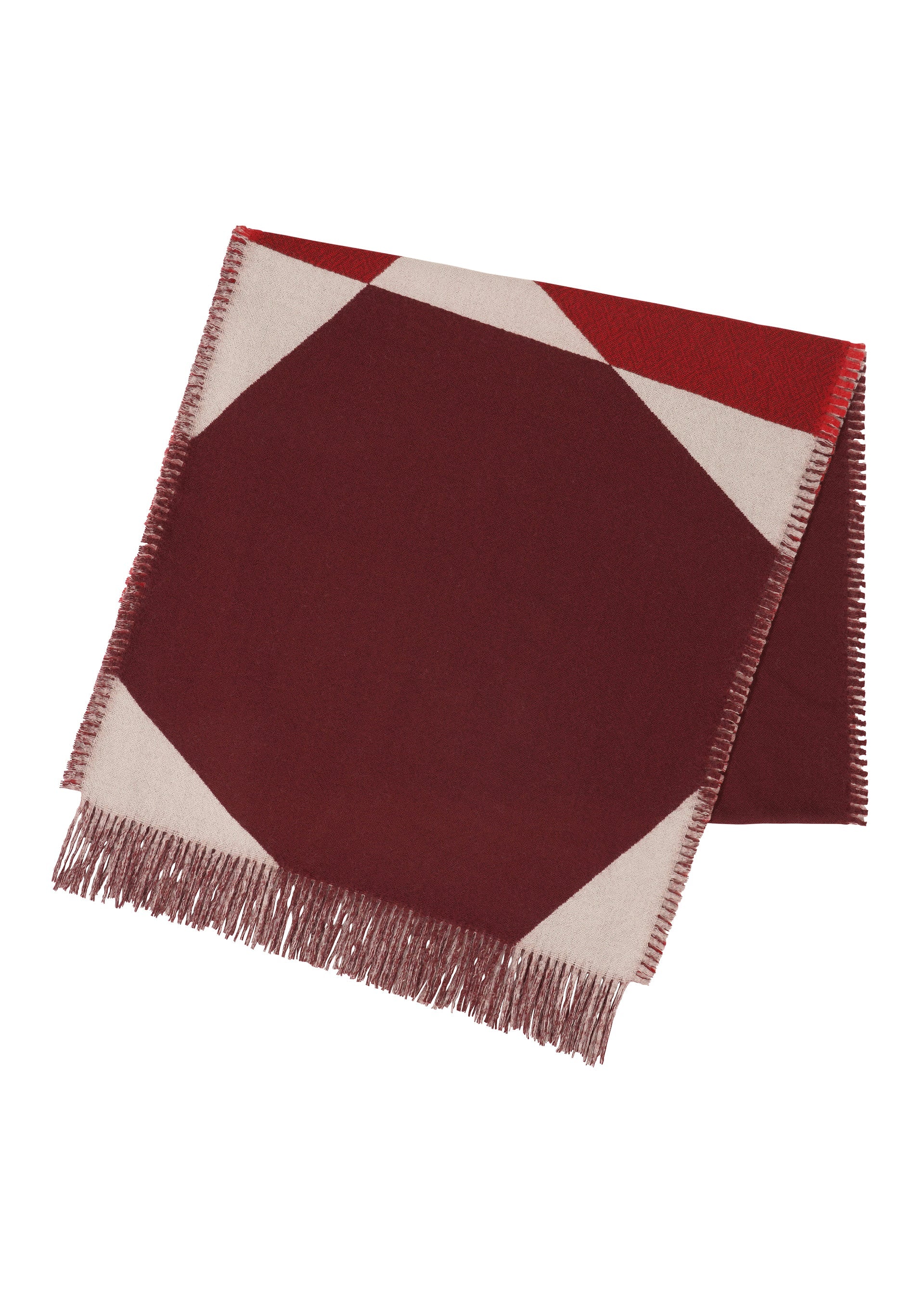 A detail shot of the 132 5. ISSEY MIYAKE POSITIONS STOLE stole.