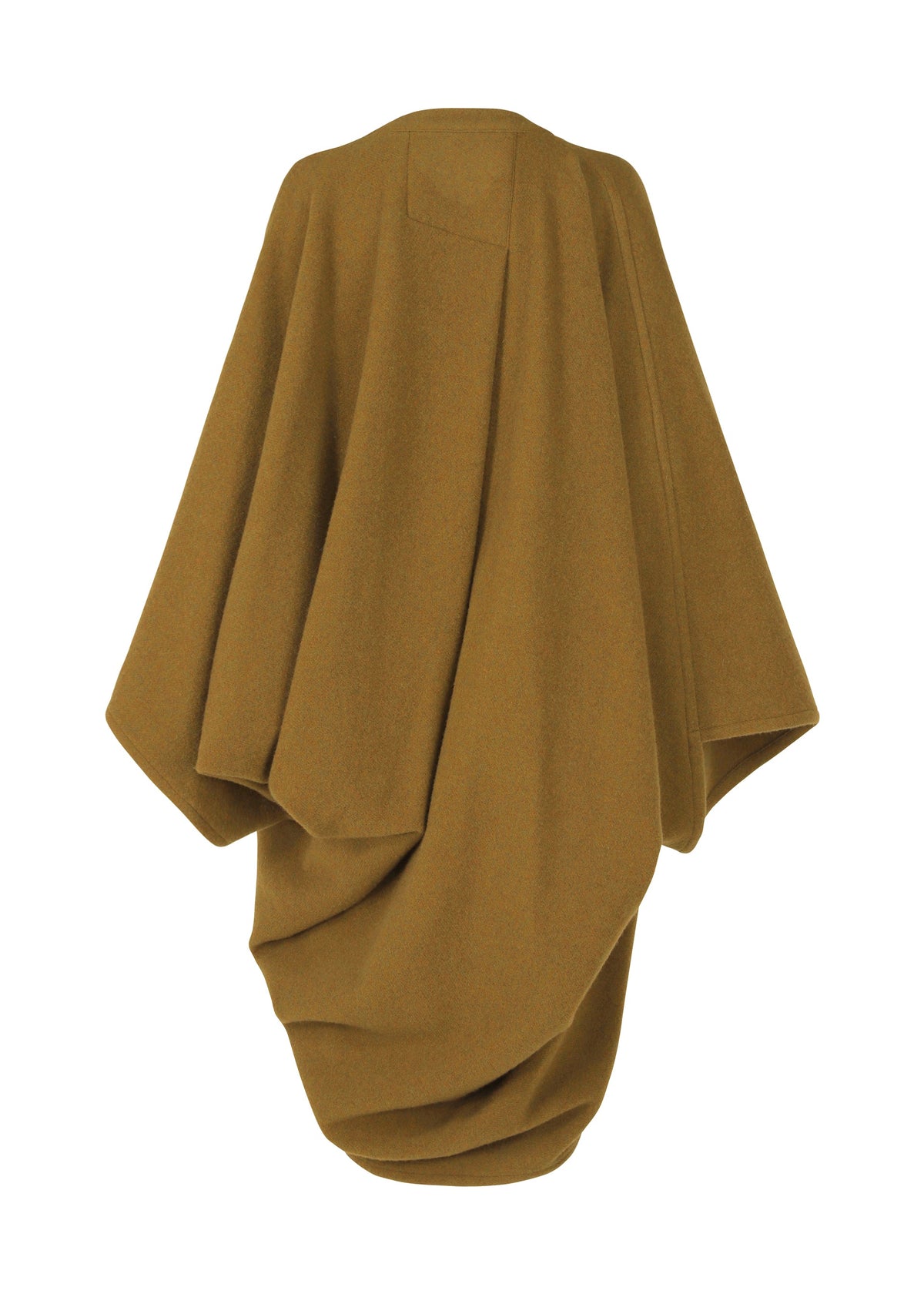 A detail shot of the 132 5. ISSEY MIYAKE DRAPE COAT coat.