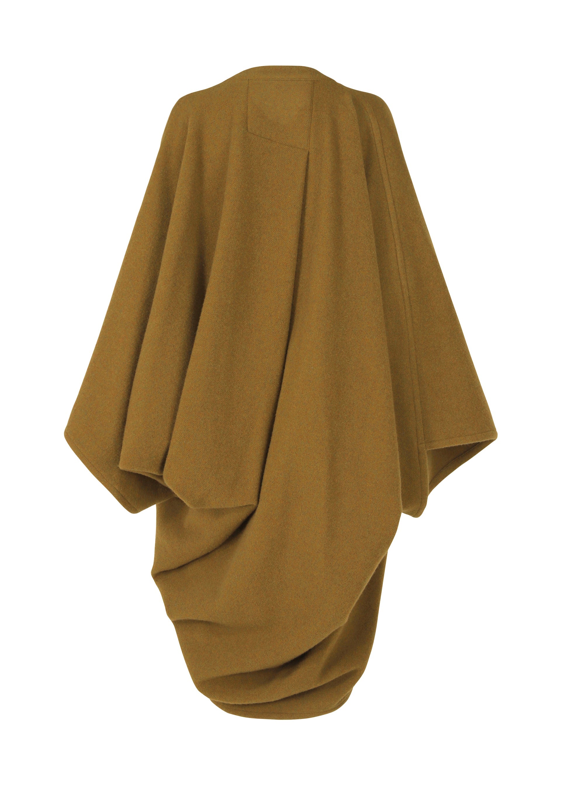 A detail shot of the 132 5. ISSEY MIYAKE DRAPE COAT coat.
