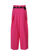 A detail shot of the 132 5. ISSEY MIYAKE FLAT SQUARE BOTTOMS trousers.
