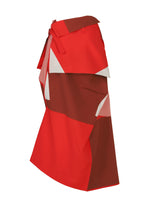 A detail shot of the 132 5. ISSEY MIYAKE POSITIONS skirt.