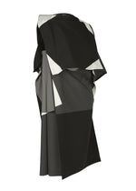 A detail shot of the 132 5. ISSEY MIYAKE POSITIONS dress.