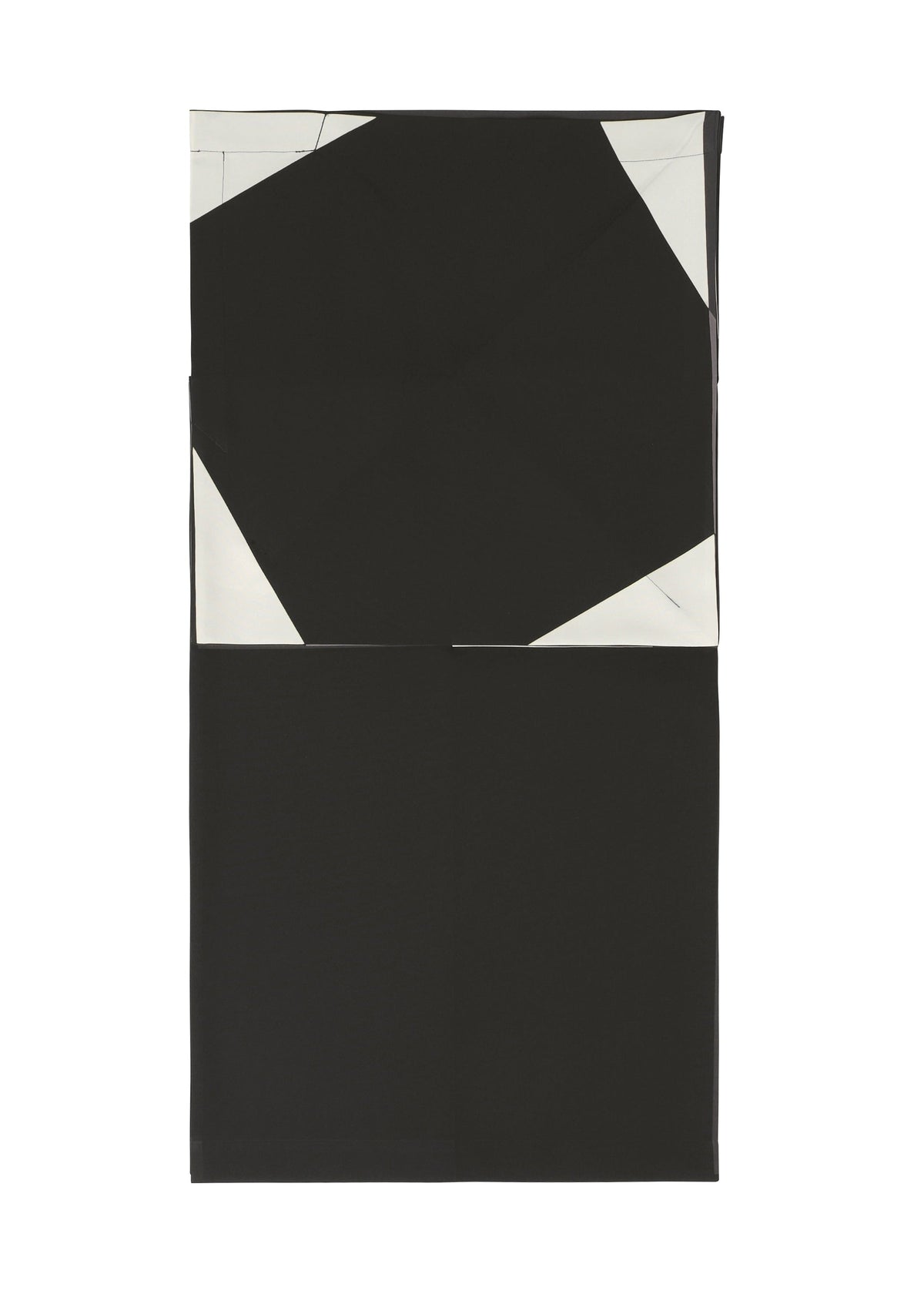 A detail shot of the 132 5. ISSEY MIYAKE POSITIONS dress.