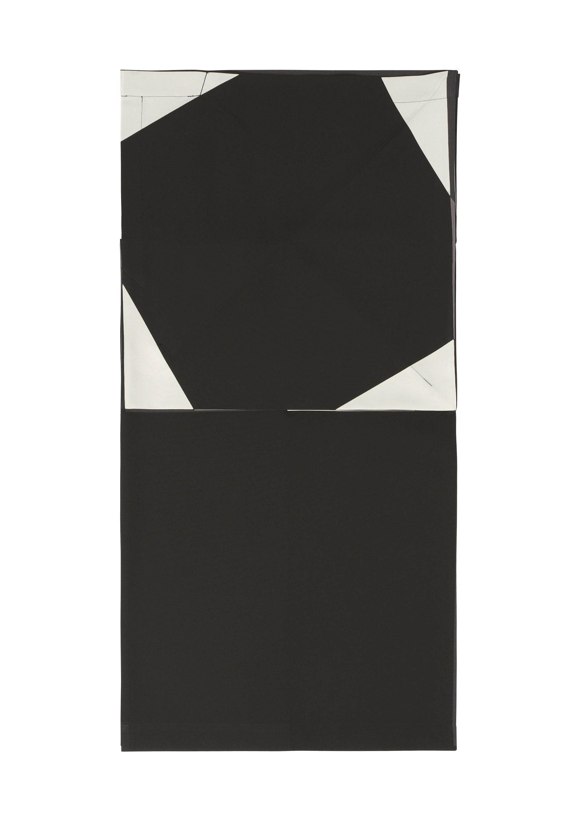 A detail shot of the 132 5. ISSEY MIYAKE POSITIONS dress.