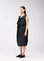 A model wears the 132 5. ISSEY MIYAKE NO.2 dress.