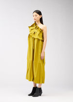 A model wears the 132 5. ISSEY MIYAKE NO.3 dress.