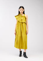 A model wears the 132 5. ISSEY MIYAKE NO.3 dress.