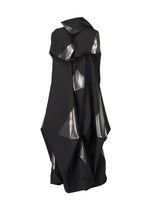 A detail shot of the 132 5. ISSEY MIYAKE NO.16 FOIL dress.