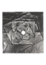 A detail shot of the 132 5. ISSEY MIYAKE NO.16 FOIL dress.