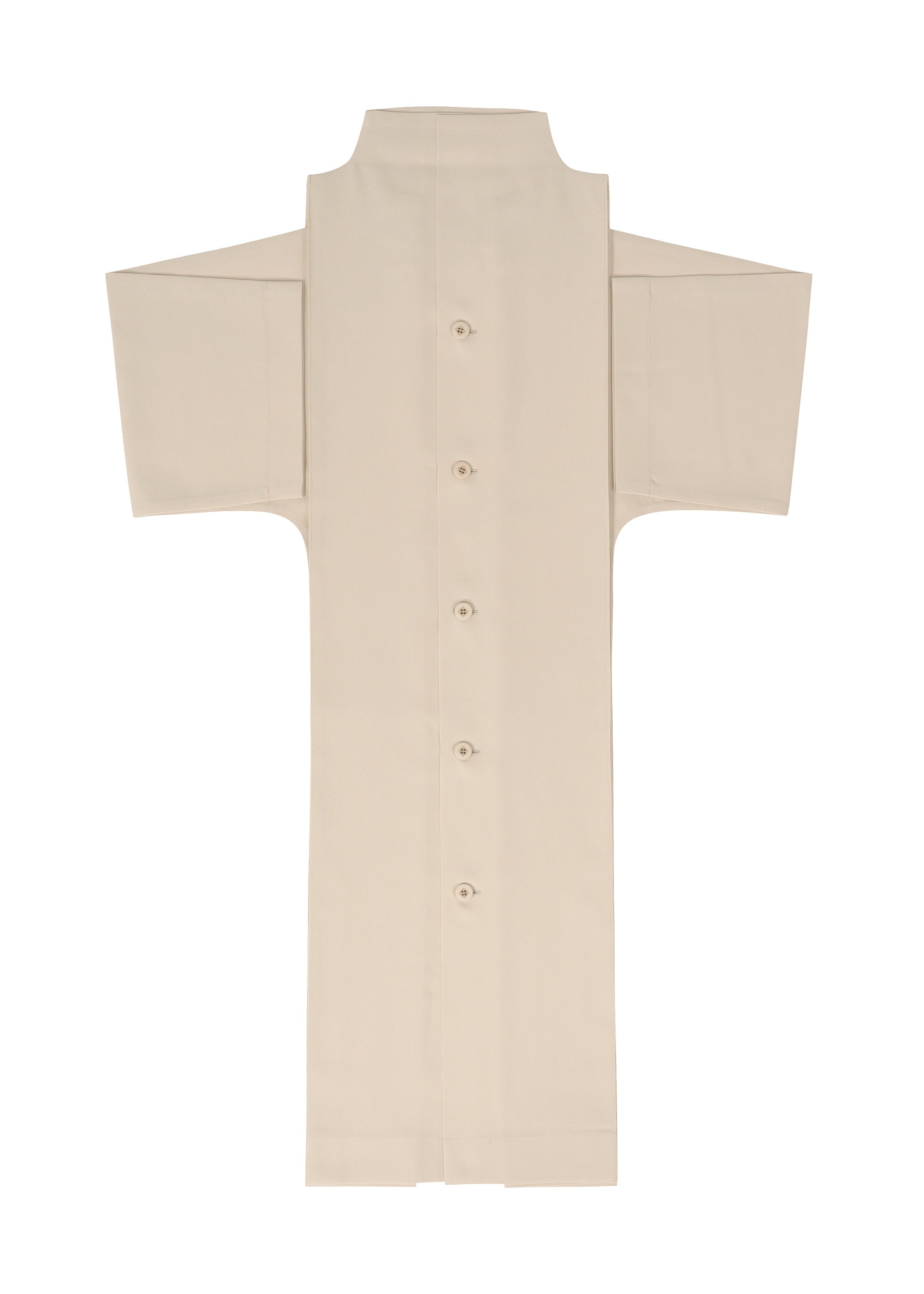 A detail shot of the 132 5. ISSEY MIYAKE FLAT SHIRTS shirt.
