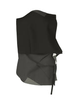 A detail shot of the 132 5. ISSEY MIYAKE POSITIONS shirt.