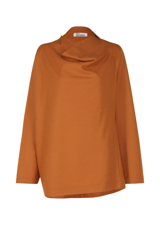 A product shot of the 132 5. ISSEY MIYAKE CLEANCUT WOOL clothing in orange (32).