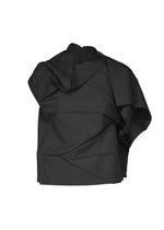A product shot of the 132 5. ISSEY MIYAKE NO.2 shirt in black.