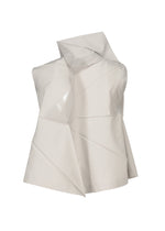 A detail shot of the 132 5. ISSEY MIYAKE NO.16 FOIL shirt.