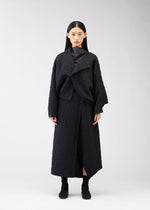 A model wears the 132 5. ISSEY MIYAKE ONE CLOTH PUFF clothing.