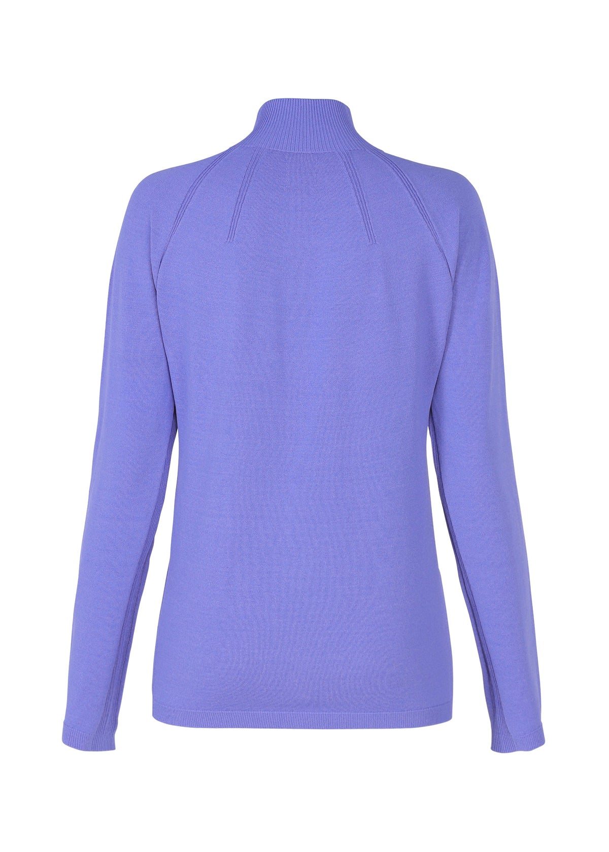A detail shot of the 132 5. ISSEY MIYAKE DARTED KNIT top.