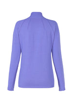 A detail shot of the 132 5. ISSEY MIYAKE DARTED KNIT top.