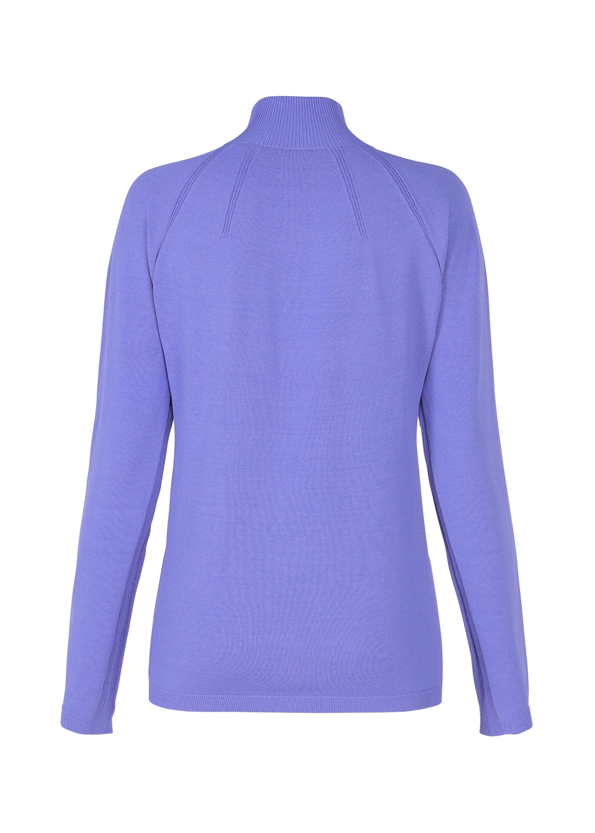 A detail shot of the 132 5. ISSEY MIYAKE DARTED KNIT top.
