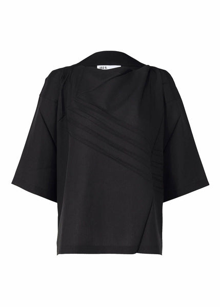 PLEATS T BASIC Top Black – The official ISSEY MIYAKE ONLINE STORE