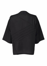 PLEATS T BASIC Top Black