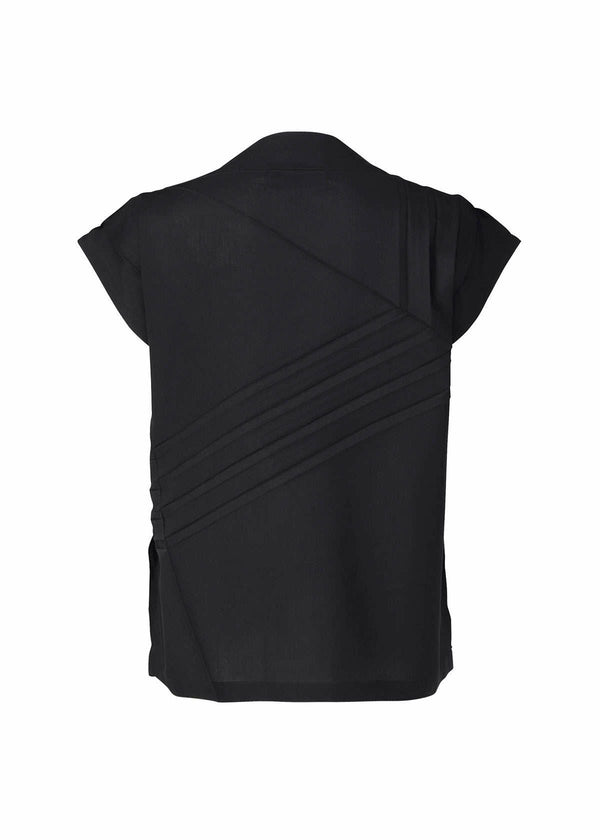 PLEATS T BASIC Top Black