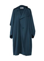 A product shot of the 132 5. ISSEY MIYAKE PARALLEL WRAP coat in navy (75).