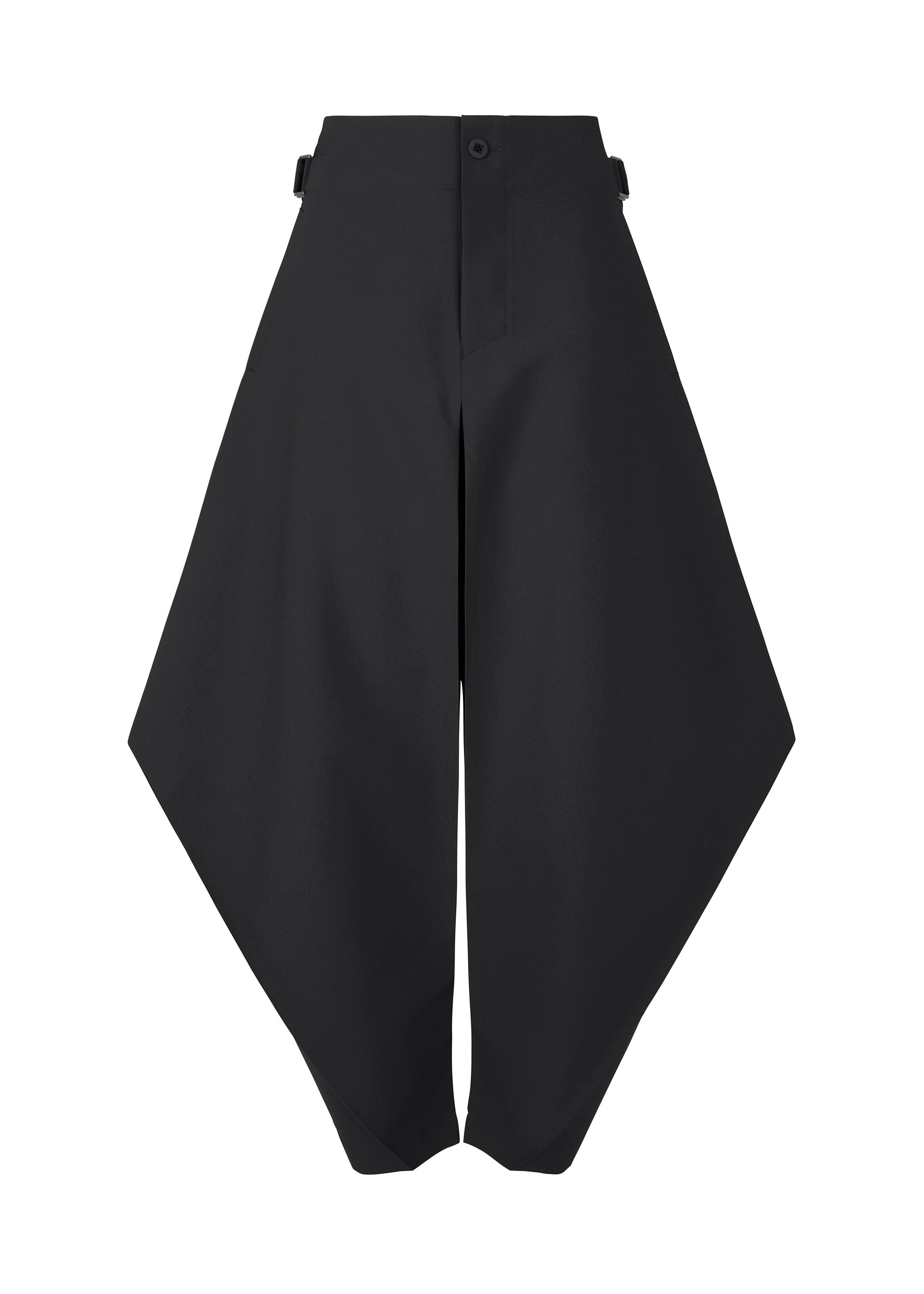 A product shot of the 132 5. ISSEY MIYAKE VERTEX BOTTOMS clothing in black (15).