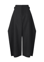 A product shot of the 132 5. ISSEY MIYAKE VERTEX BOTTOMS clothing in black (15).