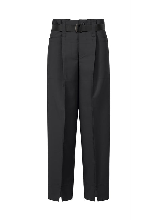 A product shot of the 132 5. ISSEY MIYAKE 132 5. FLAT 1 trousers in black (15).