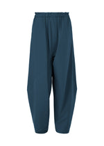 A product shot of the 132 5. ISSEY MIYAKE PARALLEL WRAP trousers in navy (75).