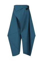 A detail shot of the 132 5. ISSEY MIYAKE FACET SOLID trousers.