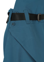 A detail shot of the 132 5. ISSEY MIYAKE FACET SOLID trousers.