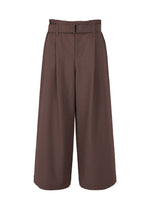 A product shot of the 132 5. ISSEY MIYAKE WASHI STRETCH trousers in brown (44).