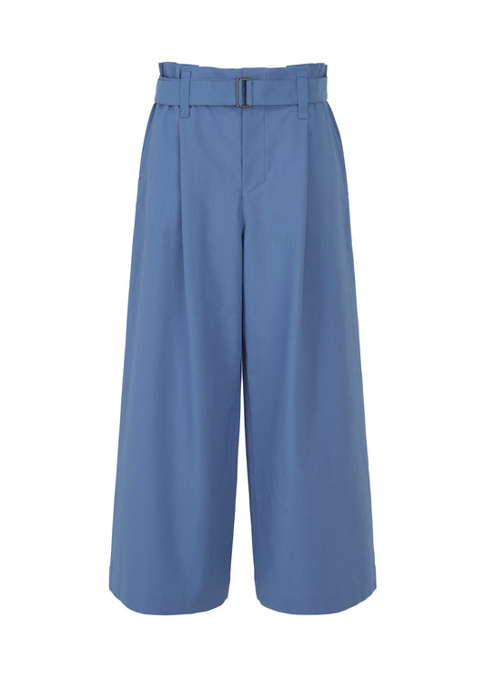 A product shot of the 132 5. ISSEY MIYAKE WASHI STRETCH trousers in blue (72).